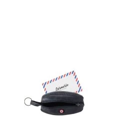 Porte-monnaie Charles Cuir Nubuck Lune Bleue 7 Porte-monnaie Charles Cuir Nubuck Lune Bleue -Delsey Paris Magasin porte monnaie charles cuir nubuck lune bleue 2