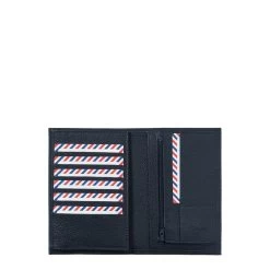 Portefeuille 2 Volets Gustave En Cuir Grainé Lune Bleue -Delsey Paris Magasin portefeuille 2 volets gustave en cuir graine lune bleue 2