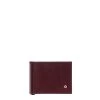 Portefeuille Italien Hector Avec Pince à Billets En Cuir Lisse Vigne Rouge -Delsey Paris Magasin portefeuille italien hector avec pince a billets en cuir lisse vigne rouge