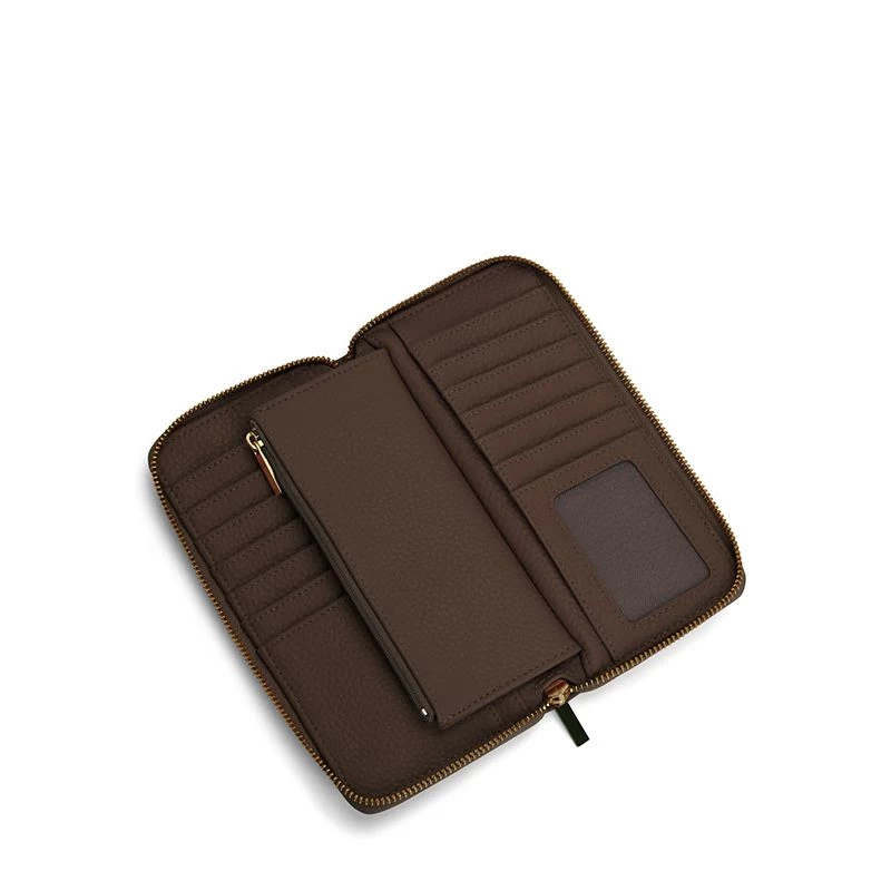 Matt & Nat Portefeuille Purity Central 20cm Chocolat 6 Matt & Nat Portefeuille Purity Central 20cm Chocolat – Image 4