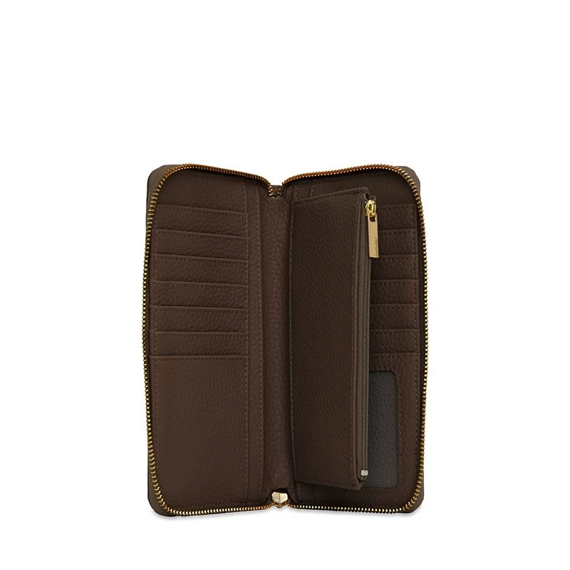 Matt & Nat Portefeuille Purity Central 20cm Chocolat 7 Matt & Nat Portefeuille Purity Central 20cm Chocolat – Image 5