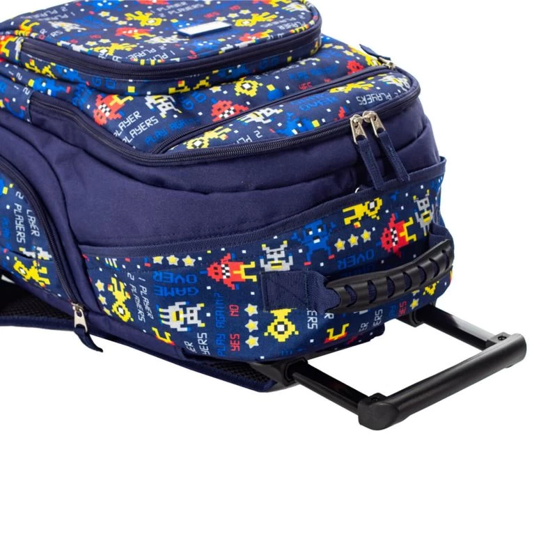 Sac à Dos à Roulettes 49 Cm Kid Robot Bleu 7 Sac à Dos à Roulettes 49 Cm Kid Robot Bleu – Image 5