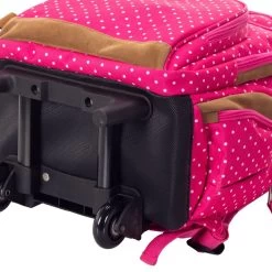 Sac à Dos à Roulettes 49 Cm Rose à Pois Blancs 9 Sac à Dos à Roulettes 49 Cm Rose à Pois Blancs -Delsey Paris Magasin sac a dos a roulettes 49 cm rose a pois blancs 3