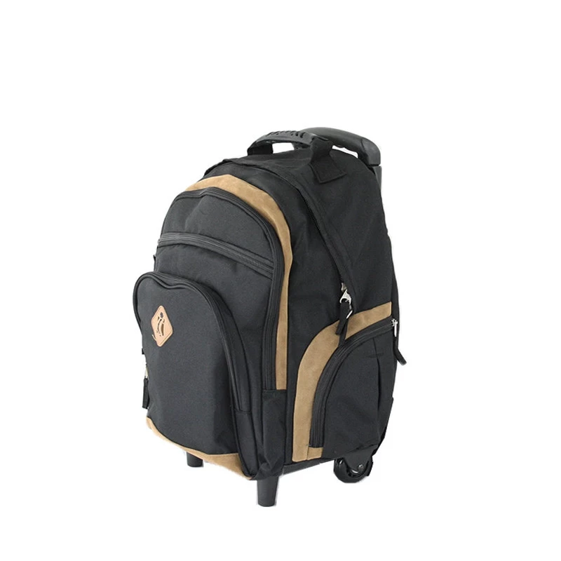 Sac à Dos à Roulettes Basic 50 Cm Noir 5 Sac à Dos à Roulettes Basic 50 Cm Noir – Image 3