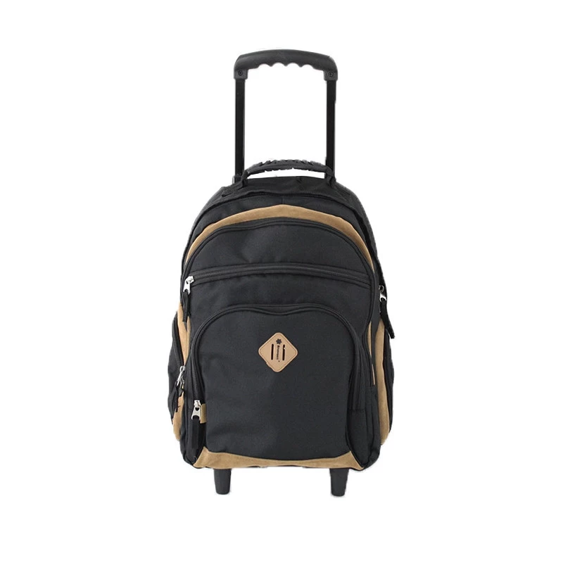 Sac à Dos à Roulettes Basic 50 Cm Noir 3 Sac à Dos à Roulettes Basic 50 Cm Noir