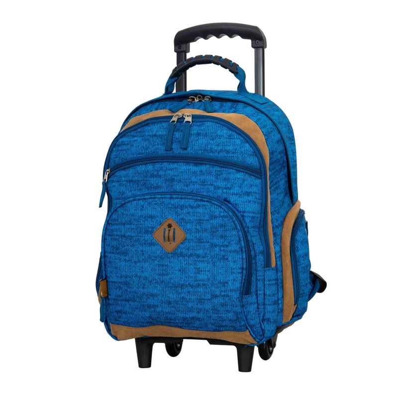 Sac à Dos à Roulettes Basic 50cm Bleu 4 Sac à Dos à Roulettes Basic 50cm Bleu – Image 2