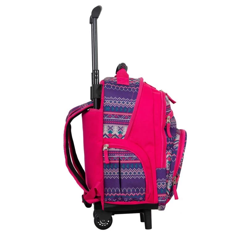 Sac à Dos à Roulettes Geo Color Girly 51 Cm Rose 5 Sac à Dos à Roulettes Geo Color Girly 51 Cm Rose – Image 3