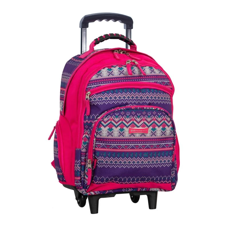 Sac à Dos à Roulettes Geo Color Girly 51 Cm Rose 3 Sac à Dos à Roulettes Geo Color Girly 51 Cm Rose