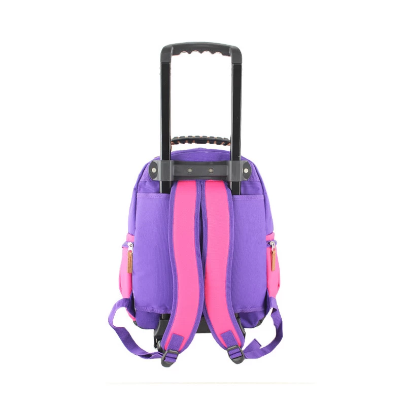 Sac à Dos à Roulettes Snowball 50 Cm Rose/Violet 7 Sac à Dos à Roulettes Snowball 50 Cm Rose/Violet – Image 5