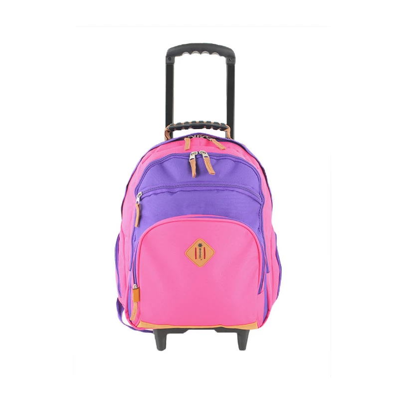 Sac à Dos à Roulettes Snowball 50 Cm Rose/Violet 3 Sac à Dos à Roulettes Snowball 50 Cm Rose/Violet