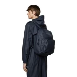 Rains Sac à Dos Base Bag 42 Cm Navy Bleu -Delsey Paris Magasin sac a dos base bag 42 cm navy bleu 5