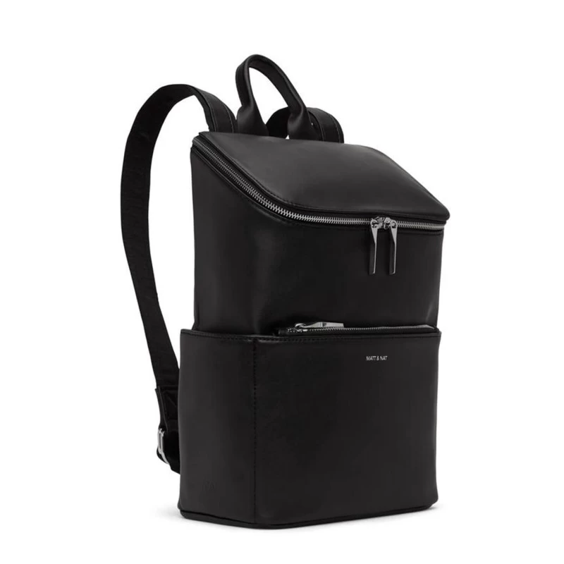 Matt & Nat Sac à Dos Brave Loom 13 Pouces 37cm Black Shiny 5 Matt & Nat Sac à Dos Brave Loom 13 Pouces 37cm Black Shiny – Image 3