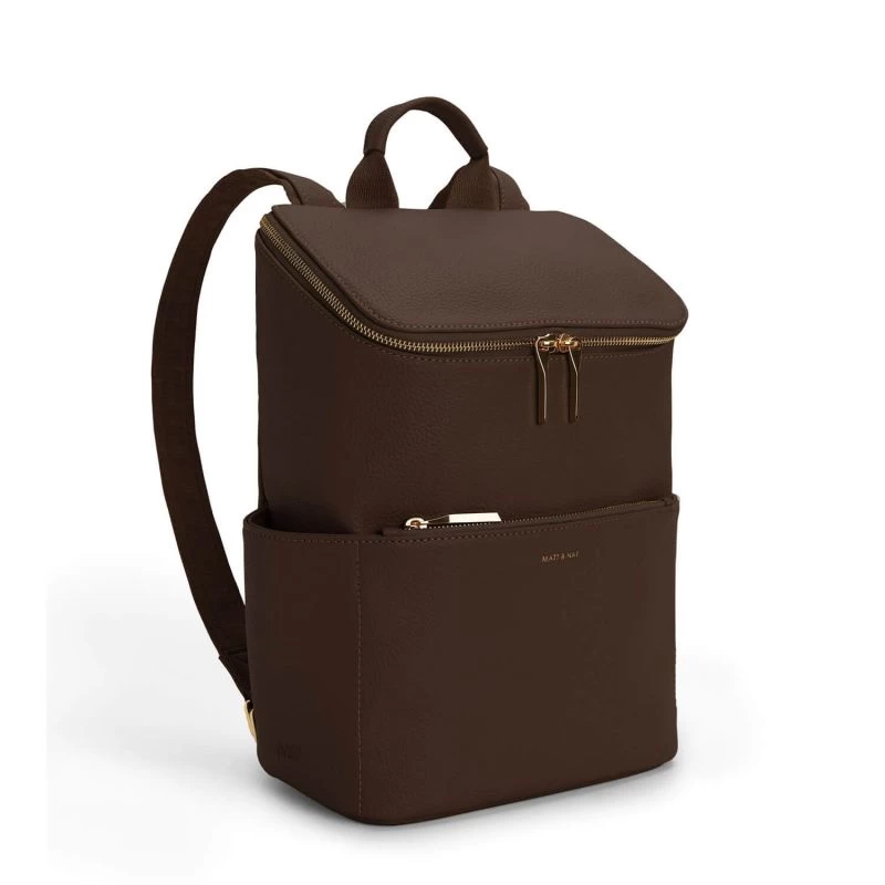 Matt & Nat Sac à Dos Brave Purity 13 Pouces Chocolat 4 Matt & Nat Sac à Dos Brave Purity 13 Pouces Chocolat – Image 2