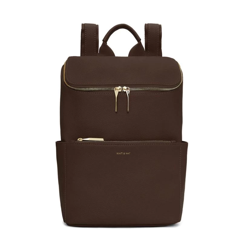 Matt & Nat Sac à Dos Brave Purity 13 Pouces Chocolat 3 Matt & Nat Sac à Dos Brave Purity 13 Pouces Chocolat