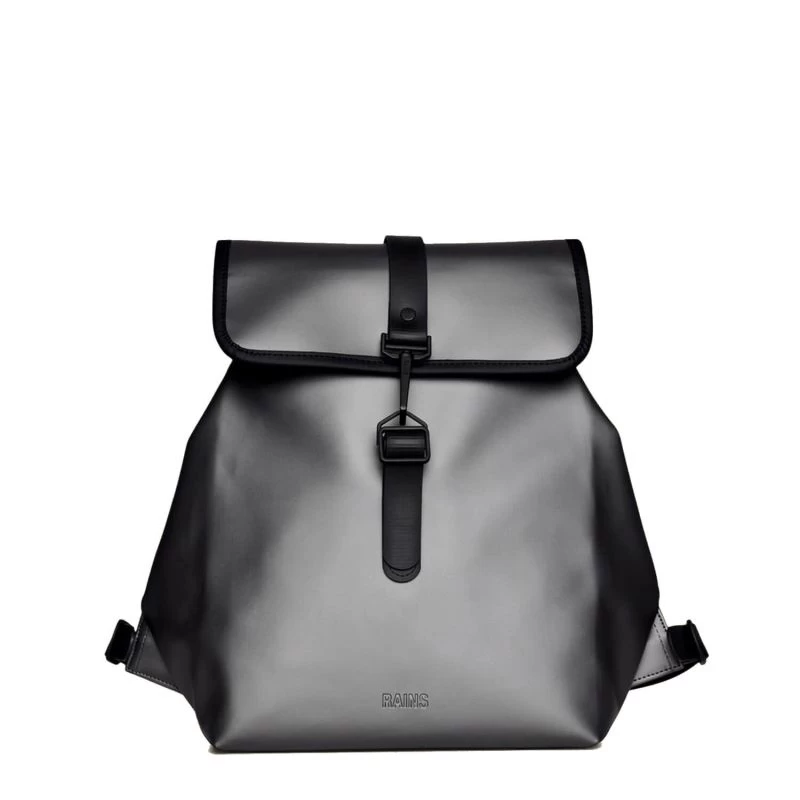 Rains Sac à Dos Bucket 30 Cm Metallic Grey 3 Rains Sac à Dos Bucket 30 Cm Metallic Grey
