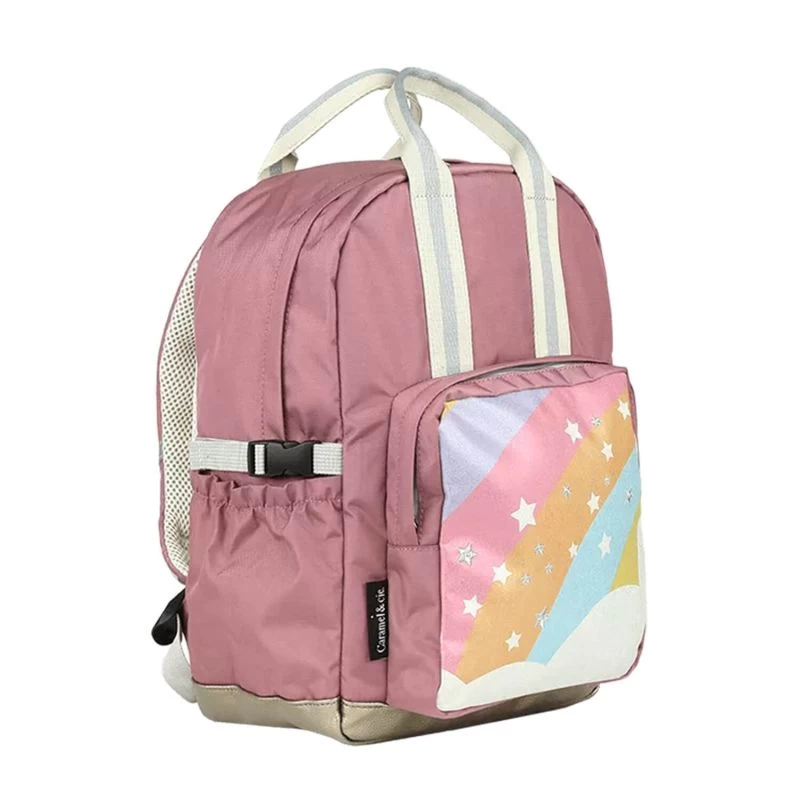 Sac à Dos Moyen Arc En Ciel étoilé 40 Cm Rose 4 Sac à Dos Moyen Arc En Ciel étoilé 40 Cm Rose – Image 2