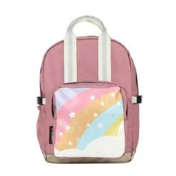 Sac à Dos Moyen Arc En Ciel étoilé 40 Cm Rose