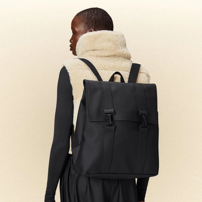 Rains Sac à Dos MSN Bag 40 Cm Black 7 Rains Sac à Dos MSN Bag 40 Cm Black – Image 5