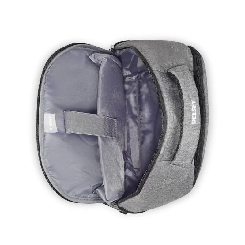 Delsey Paris Sac à Dos Ordinateur Element 2 Compartiments 15.6 Pouces 44,5 Cm Gris 4 Delsey Paris Sac à Dos Ordinateur Element 2 Compartiments 15.6 Pouces 44,5 Cm Gris – Image 2