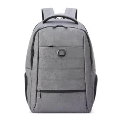 Delsey Paris Sac à Dos Ordinateur Element 2 Compartiments 15.6 Pouces 44,5 Cm Gris