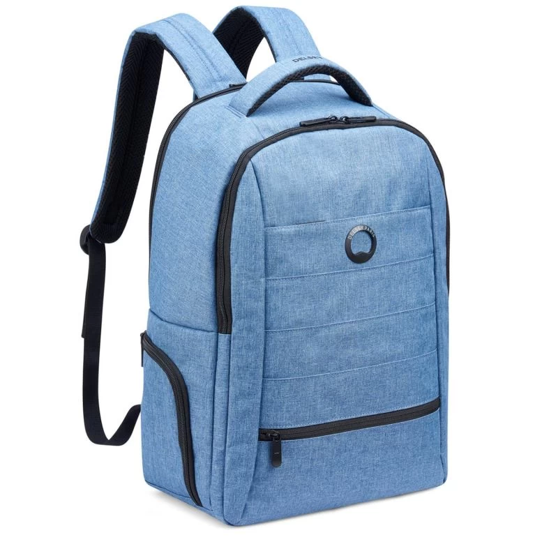 Delsey Paris Sac à Dos Ordinateur Element 2 Compartiments 44cm 15,6 Pouces Bleu Jean 4 Delsey Paris Sac à Dos Ordinateur Element 2 Compartiments 44cm 15,6 Pouces Bleu Jean – Image 2