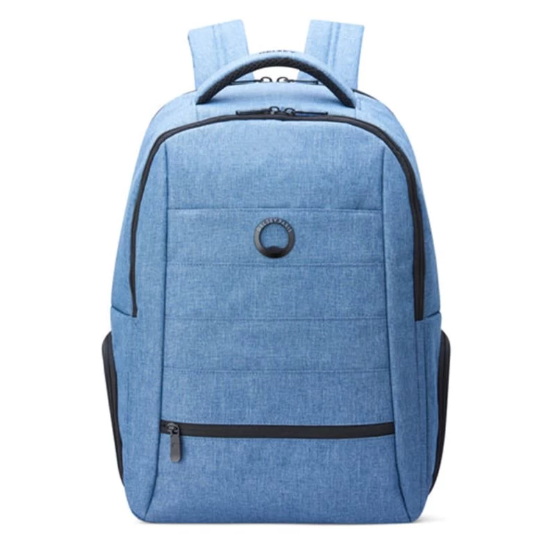 Delsey Paris Sac à Dos Ordinateur Element 2 Compartiments 44cm 15,6 Pouces Bleu Jean 3 Delsey Paris Sac à Dos Ordinateur Element 2 Compartiments 44cm 15,6 Pouces Bleu Jean
