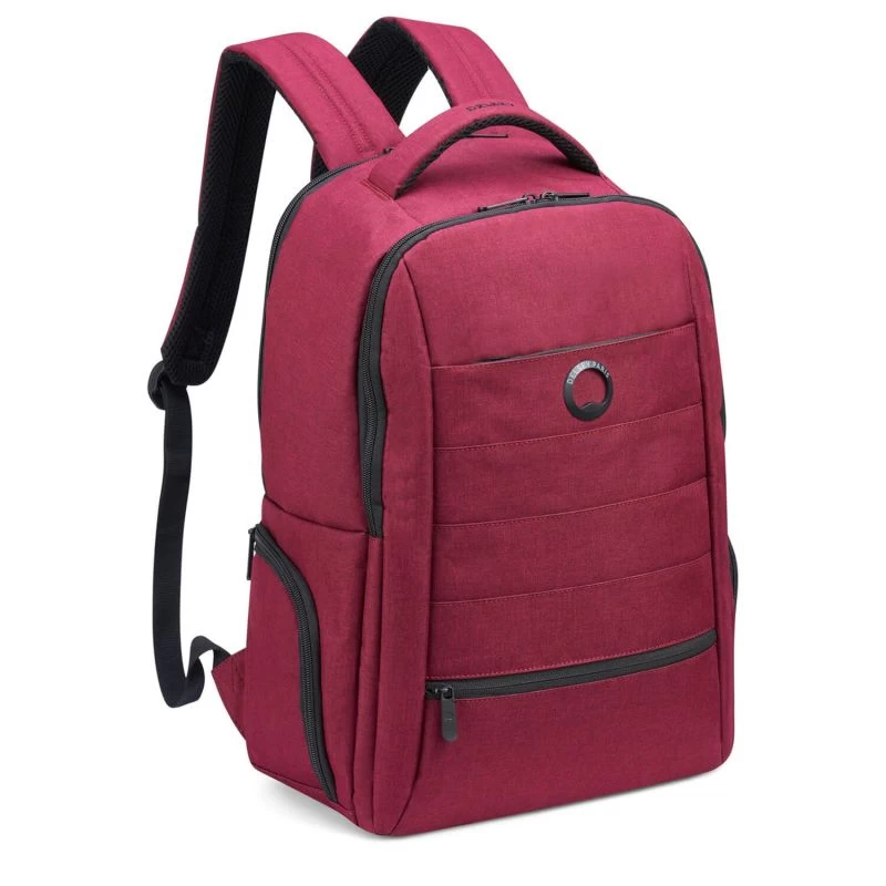 Delsey Paris Sac à Dos Ordinateur Element 2 Compartiments 44cm 15,6 Pouces Rouge 4 Delsey Paris Sac à Dos Ordinateur Element 2 Compartiments 44cm 15,6 Pouces Rouge – Image 2