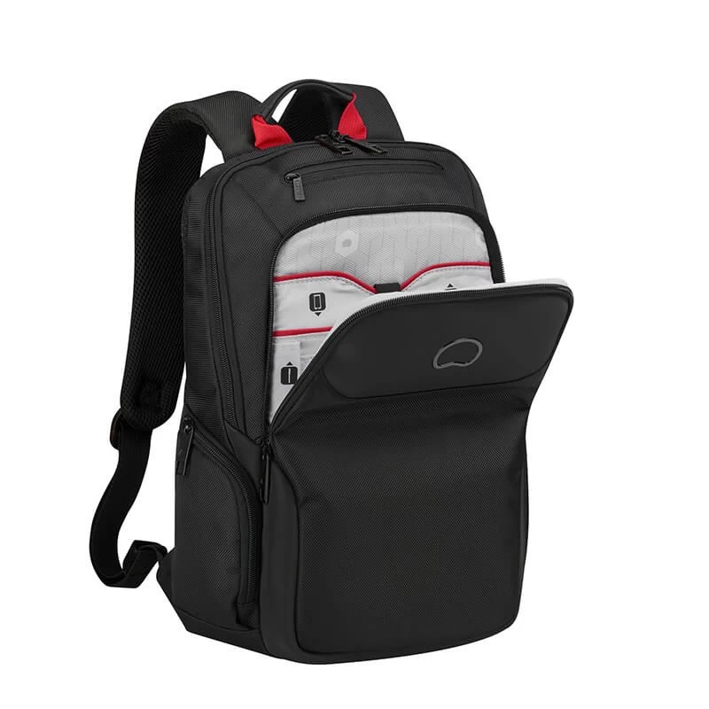 Delsey Paris Sac à Dos Ordinateur Parvis Plus 13,3 Pouces 39 Cm Noir 6 Delsey Paris Sac à Dos Ordinateur Parvis Plus 13,3 Pouces 39 Cm Noir – Image 4