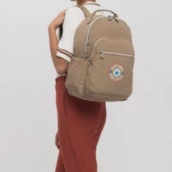Kipling Sac à Dos Ordinateur Seoul 15" 44 Cm Sand Block -Delsey Paris Magasin sac a dos ordinateur seoul 15 44 cm sand block 6