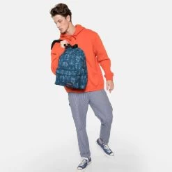 Eastpak Sac à Dos Padded Pak'R 24 Litres Patent Blue -Delsey Paris Magasin sac a dos padded pak r 24 litres patent blue 4