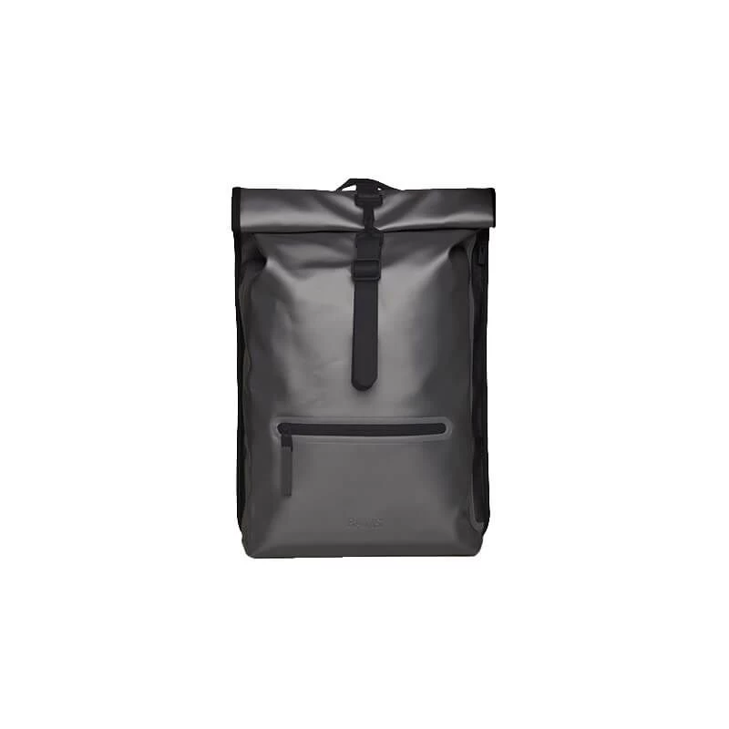 Rains Sac à Dos Rolltop Rucksack 48 Cm Metallic Grey 3 Rains Sac à Dos Rolltop Rucksack 48 Cm Metallic Grey