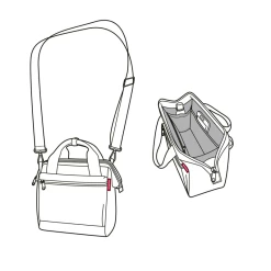 Reisenthel Sac à Main Allrounder Cross Twist Sky Rose 9 Reisenthel Sac à Main Allrounder Cross Twist Sky Rose -Delsey Paris Magasin sac a main allrounder cross twist sky rose 3