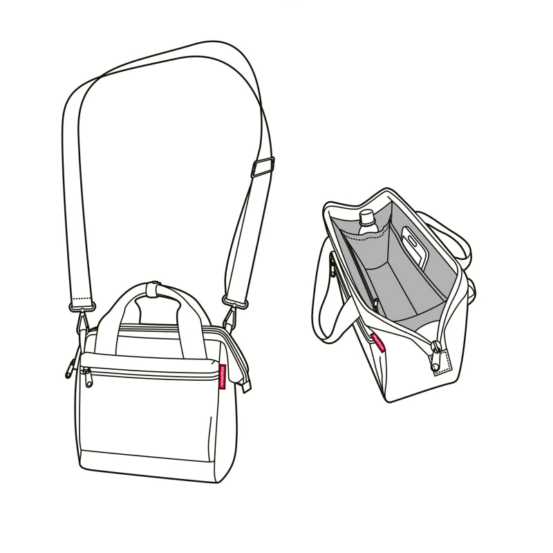 Reisenthel Sac à Main Allrounder Cross Twist Sky Rose 6 Reisenthel Sac à Main Allrounder Cross Twist Sky Rose – Image 4