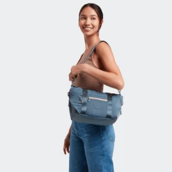 Kipling Sac à Main Art Mini 39 Cm Brush Blue -Delsey Paris Magasin sac a main art mini 39 cm brush blue 1 6