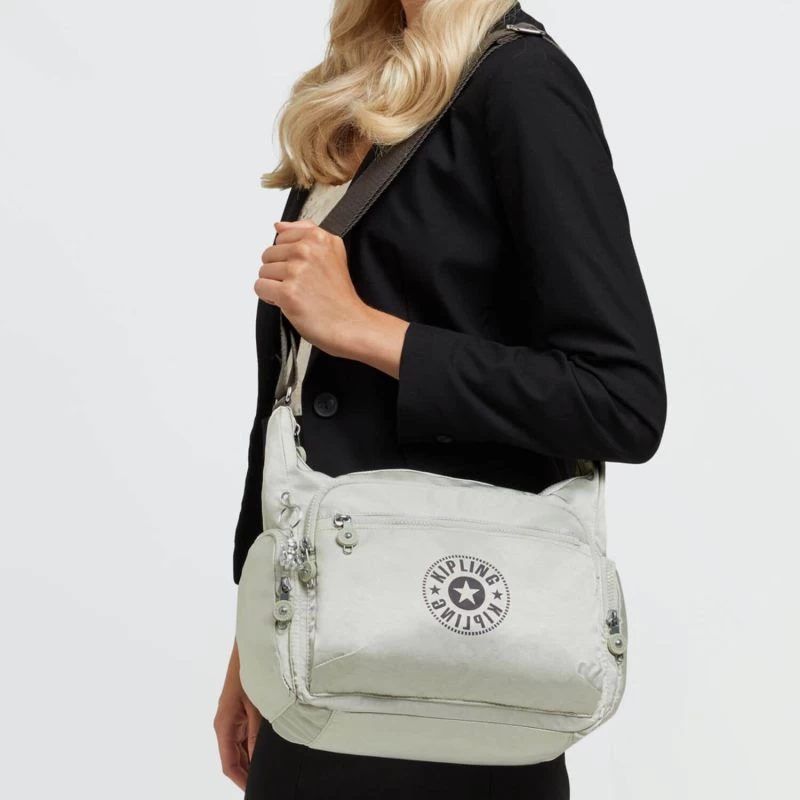 Kipling Sac à Main Gabbie 35.5 Cm Dynamic Silver 8 Kipling Sac à Main Gabbie 35.5 Cm Dynamic Silver – Image 6
