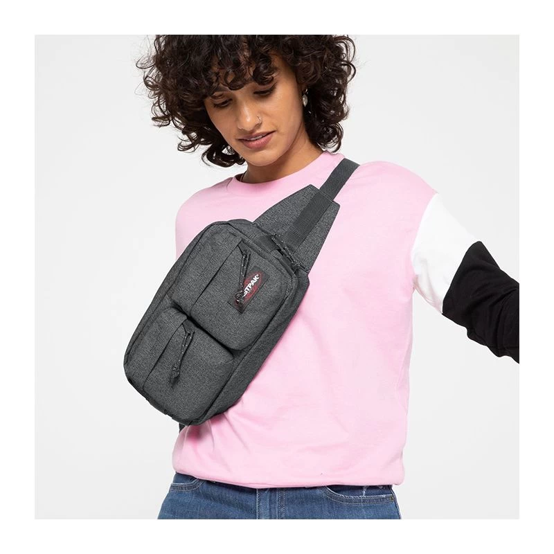 Eastpak Sac Banane Bumbag Double 5L Black Denim 7 Eastpak Sac Banane Bumbag Double 5L Black Denim – Image 5