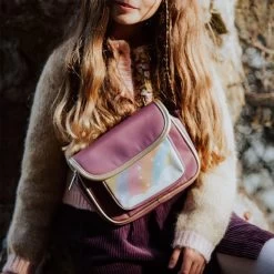 Sac Banane Carrée 20 Cm Arc-En-Ciel Étoilé Rose 10 Sac Banane Carrée 20 Cm Arc-En-Ciel Étoilé Rose -Delsey Paris Magasin sac banane carree 20 cm arc en ciel etoile rose 3