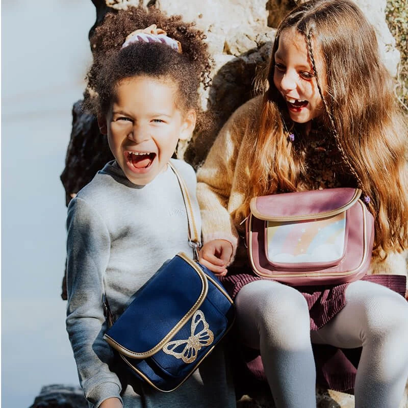 Sac Banane Carrée 20 Cm Arc-En-Ciel Étoilé Rose 7 Sac Banane Carrée 20 Cm Arc-En-Ciel Étoilé Rose – Image 5