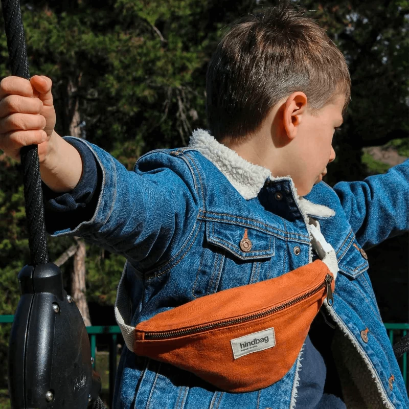 Sac Banane Enfant Augustin 27 Cm Sienne 5 Sac Banane Enfant Augustin 27 Cm Sienne – Image 3