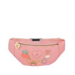 Sac Banane Fanny 21.5cm Vichy Love Pink -Delsey Paris Magasin sac banane fanny 215cm vichy love pink 1