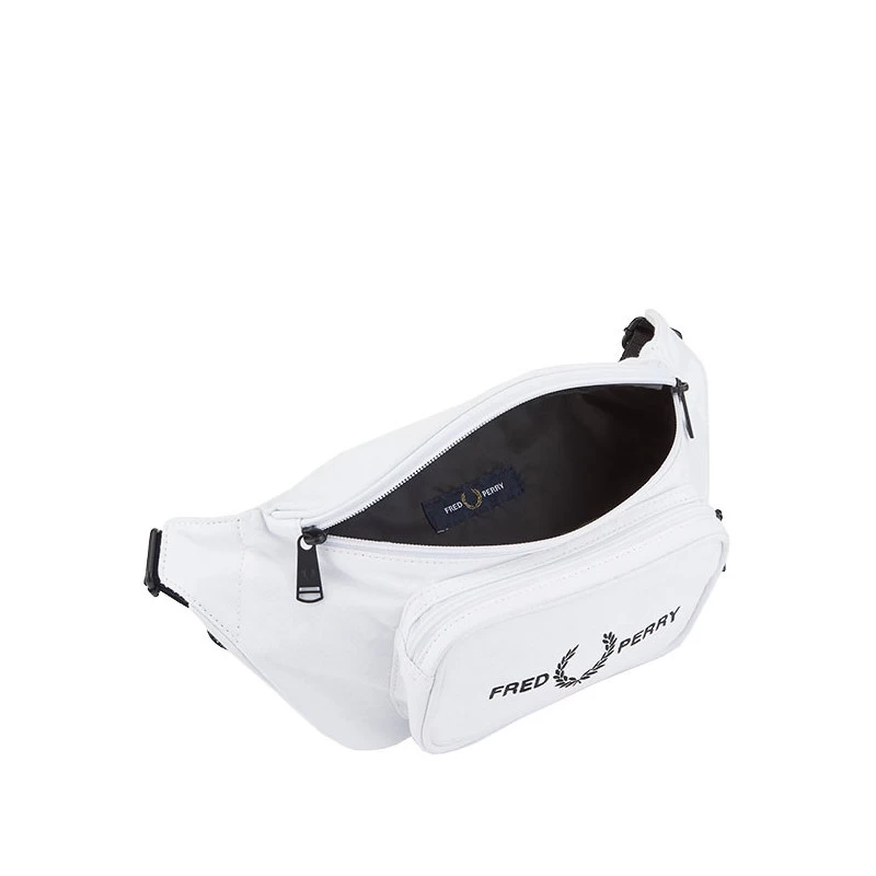 Fred Perry Sac Banane Graphic Waist Bag 4 Litres White 4 Fred Perry Sac Banane Graphic Waist Bag 4 Litres White – Image 2