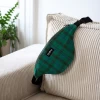 Sac Banane Olivia 32 Cm Tartan Vert Garden -Delsey Paris Magasin sac banane olivia 32 cm tartan vert garden