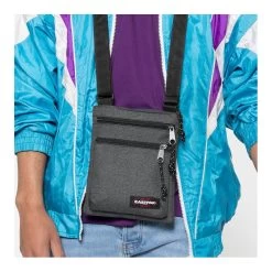 Eastpak Sac Bandoulière Rusher 1.5 Litres Black Denim -Delsey Paris Magasin sac bandouliere rusher 1 5 litres black denim 2