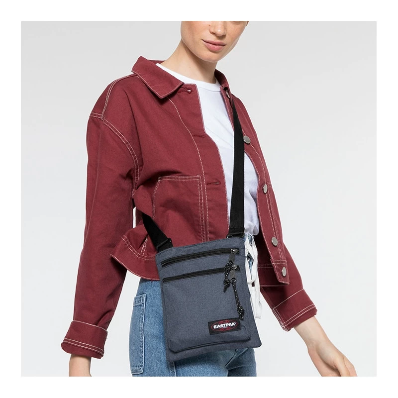 Eastpak Sac Bandoulière Rusher 1.5 Litres Crafty Jeans 5 Eastpak Sac Bandoulière Rusher 1.5 Litres Crafty Jeans – Image 3