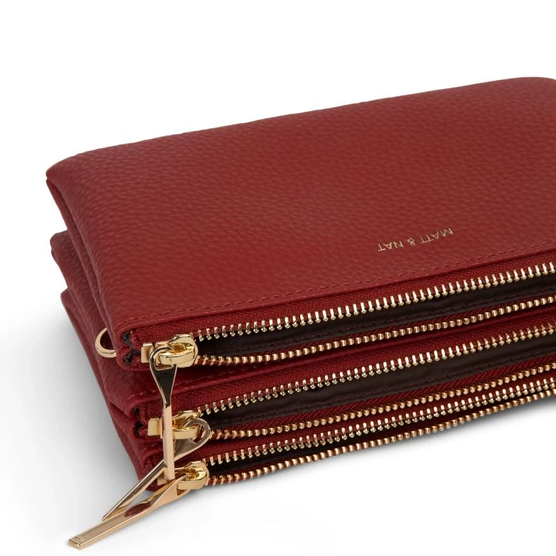 Matt & Nat Sac Bandoulière Triplet Purity 20 Cm Passion 5 Matt & Nat Sac Bandoulière Triplet Purity 20 Cm Passion – Image 3