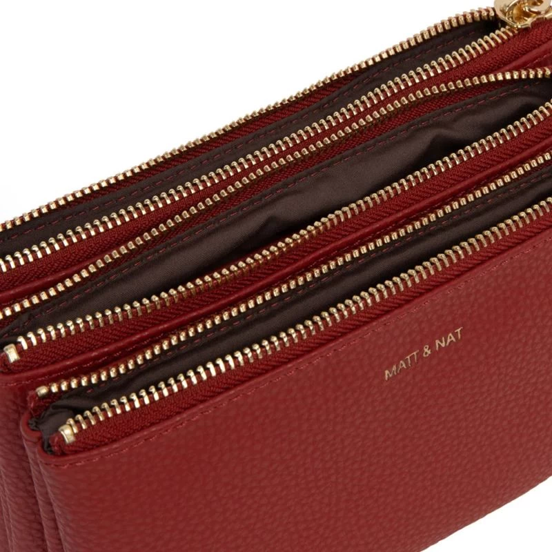 Matt & Nat Sac Bandoulière Triplet Purity 20 Cm Passion 6 Matt & Nat Sac Bandoulière Triplet Purity 20 Cm Passion – Image 4