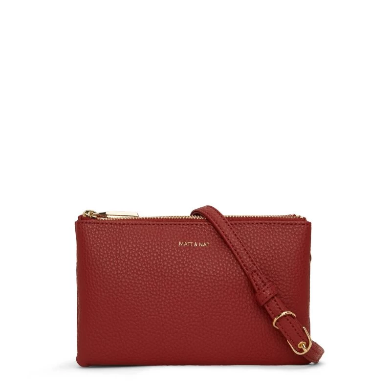 Matt & Nat Sac Bandoulière Triplet Purity 20 Cm Passion 3 Matt & Nat Sac Bandoulière Triplet Purity 20 Cm Passion