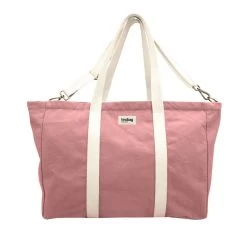Sac Cabas Jean 60 Cm Rose Blush