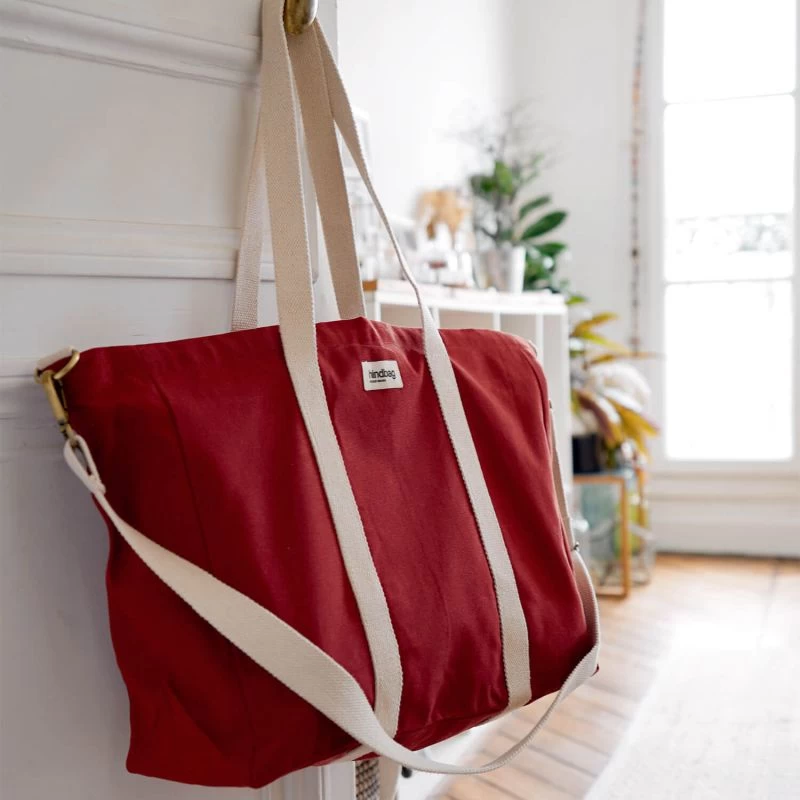 Sac Cabas Jean 60 Cm Terracotta 4 Sac Cabas Jean 60 Cm Terracotta – Image 2