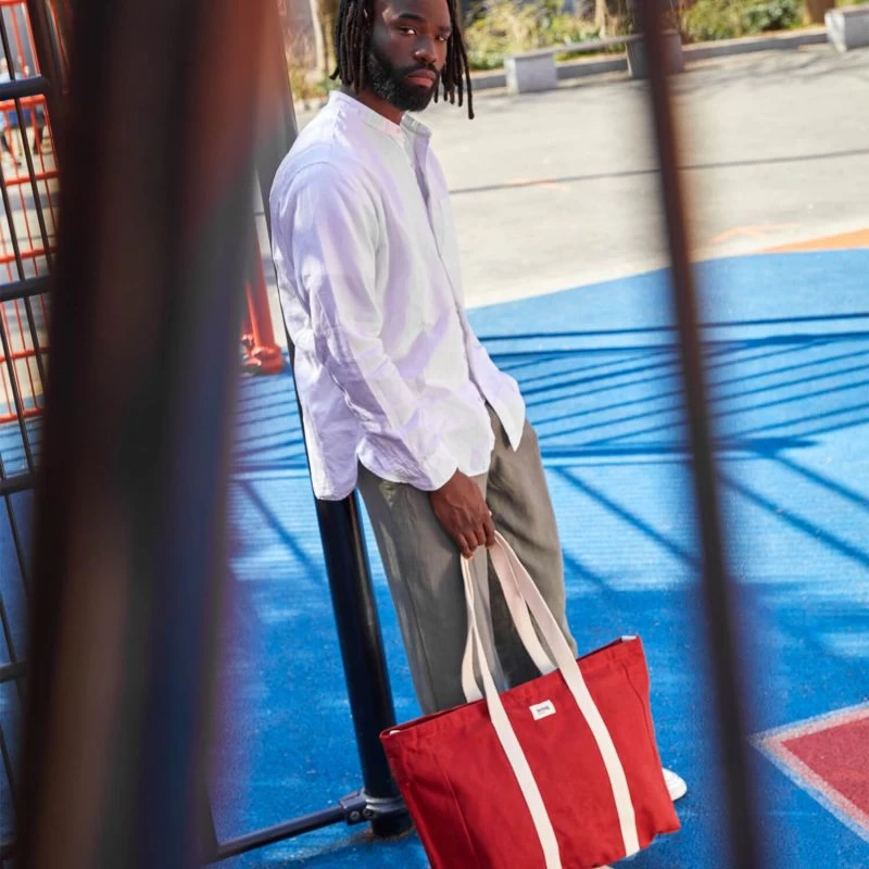 Sac Cabas Jean 60 Cm Terracotta 5 Sac Cabas Jean 60 Cm Terracotta – Image 3